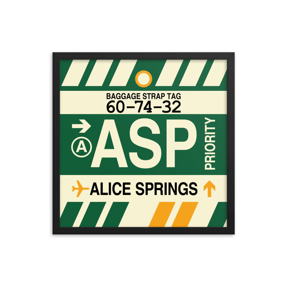 Travel-Themed Framed Print • ASP Alice Springs • YHM Designs - Image 05