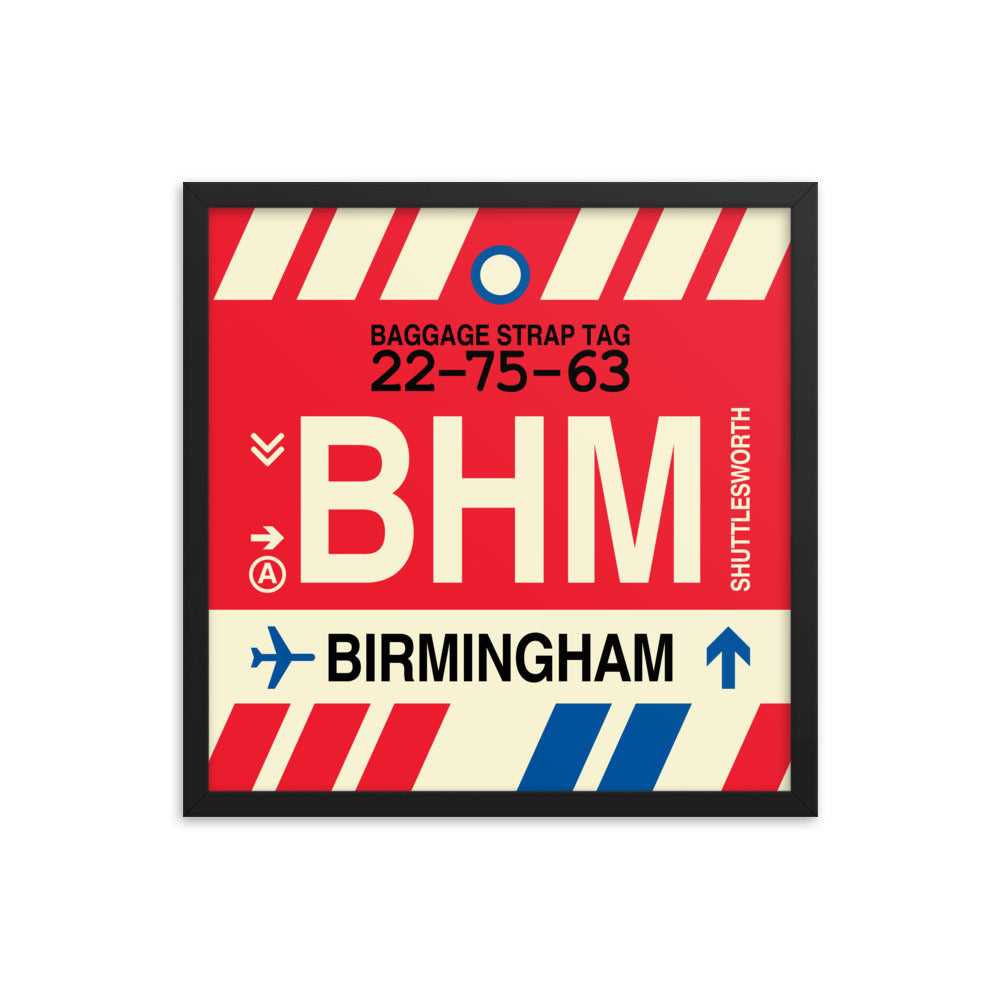 Travel-Themed Framed Print • BHM Birmingham • YHM Designs - Image 05