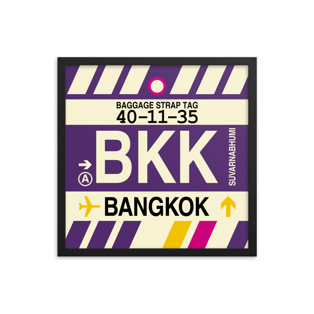 Travel-Themed Framed Print • BKK Bangkok • YHM Designs - Image 05