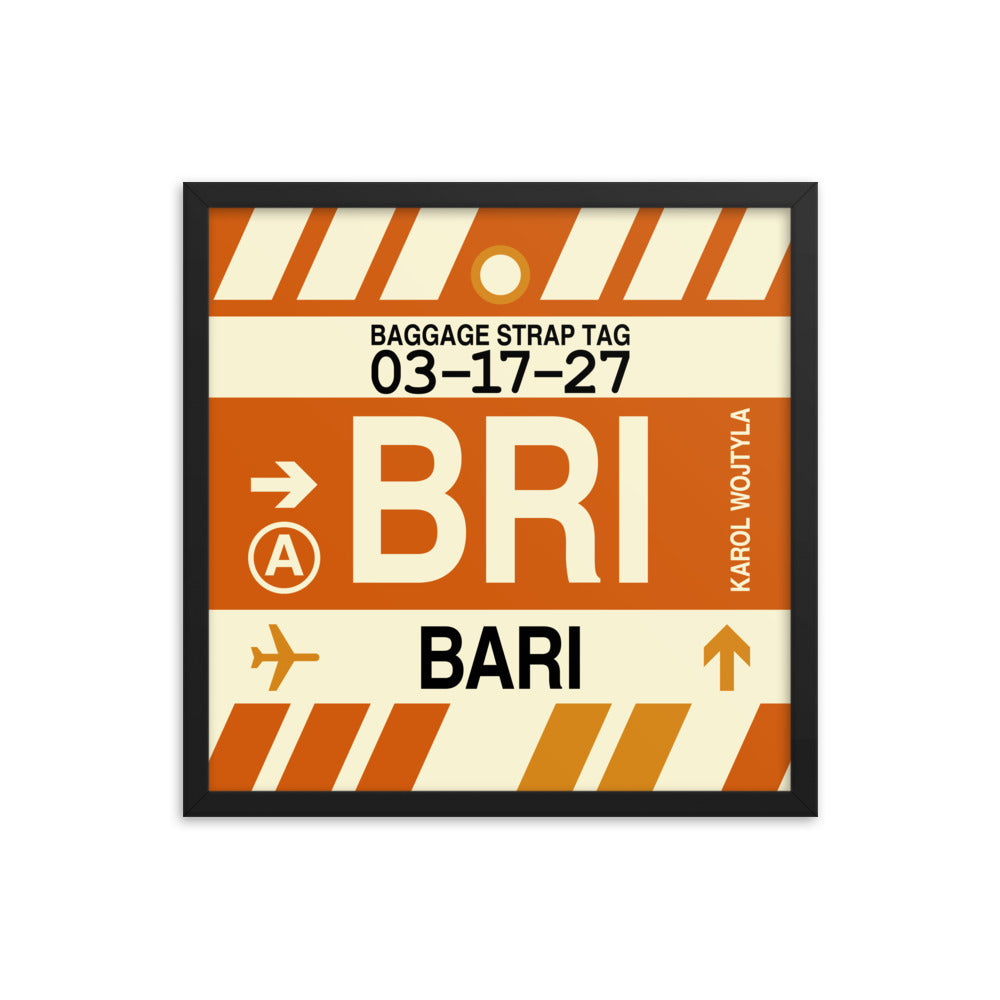 Travel-Themed Framed Print • BRI Bari Souvenir • YHM Designs - Image 05
