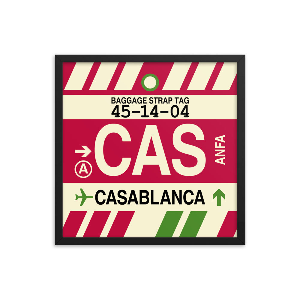 Travel-Themed Framed Print • CAS Casablanca • YHM Designs - Image 05