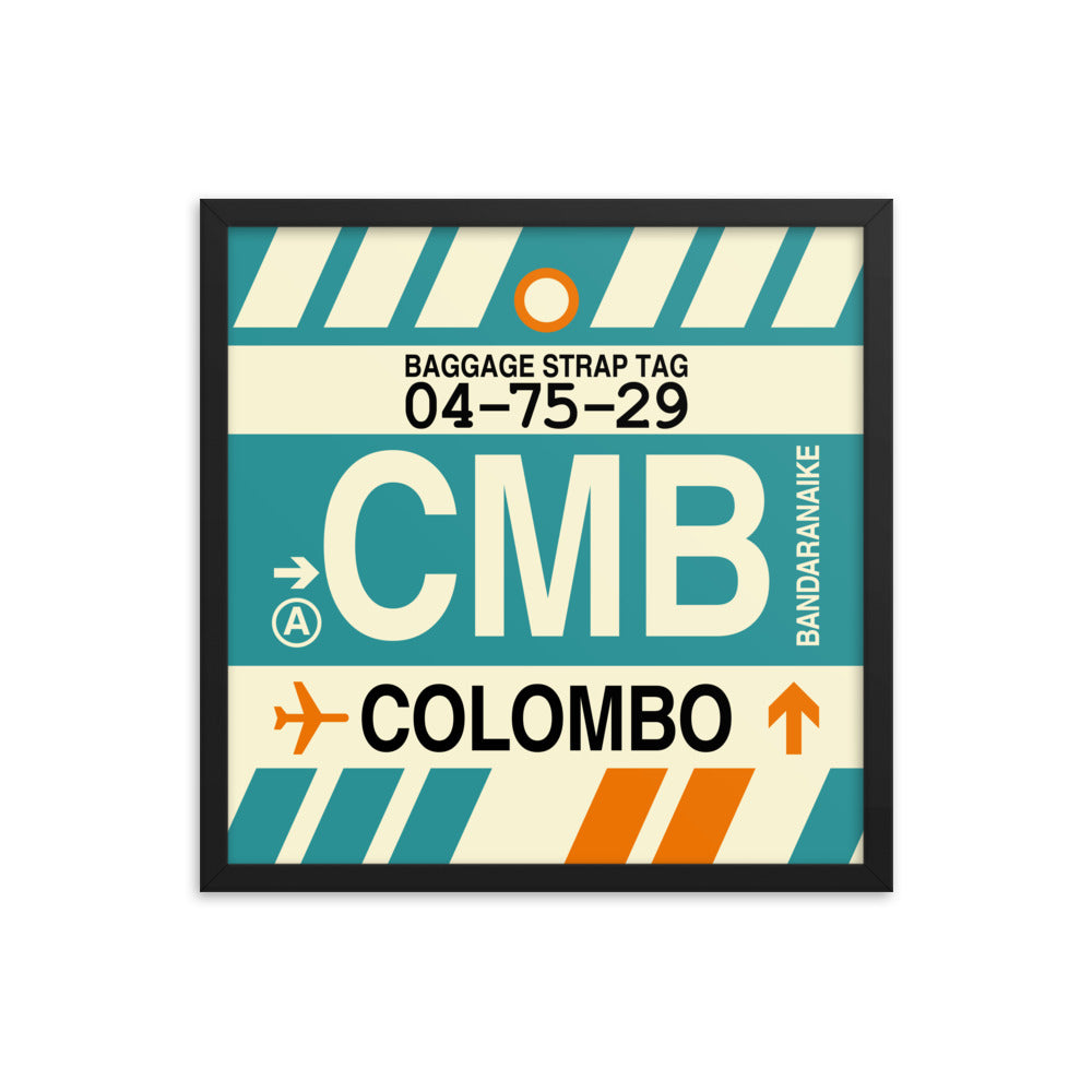 Travel-Themed Framed Print • CMB Colombo Souvenir • YHM Designs - Image 05