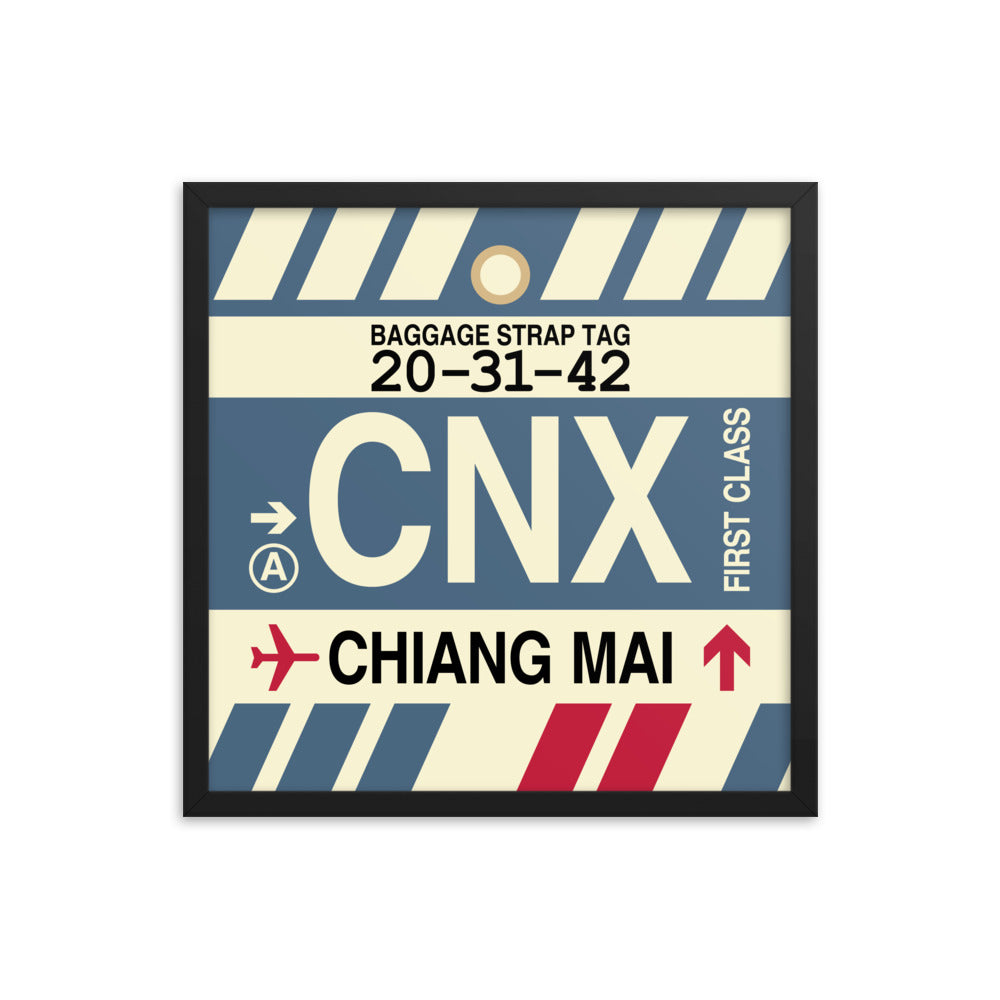 Travel-Themed Framed Print • CNX Chiang Mai Souvenir • YHM Designs - Image 05