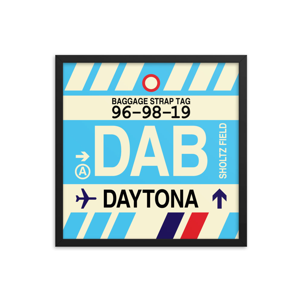 Travel-Themed Framed Print • DAB Daytona Beach • YHM Designs - Image 05