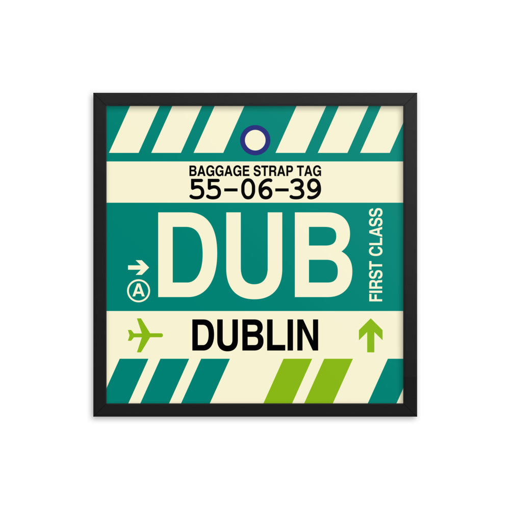 Travel-Themed Framed Print • DUB Dublin • YHM Designs - Image 05