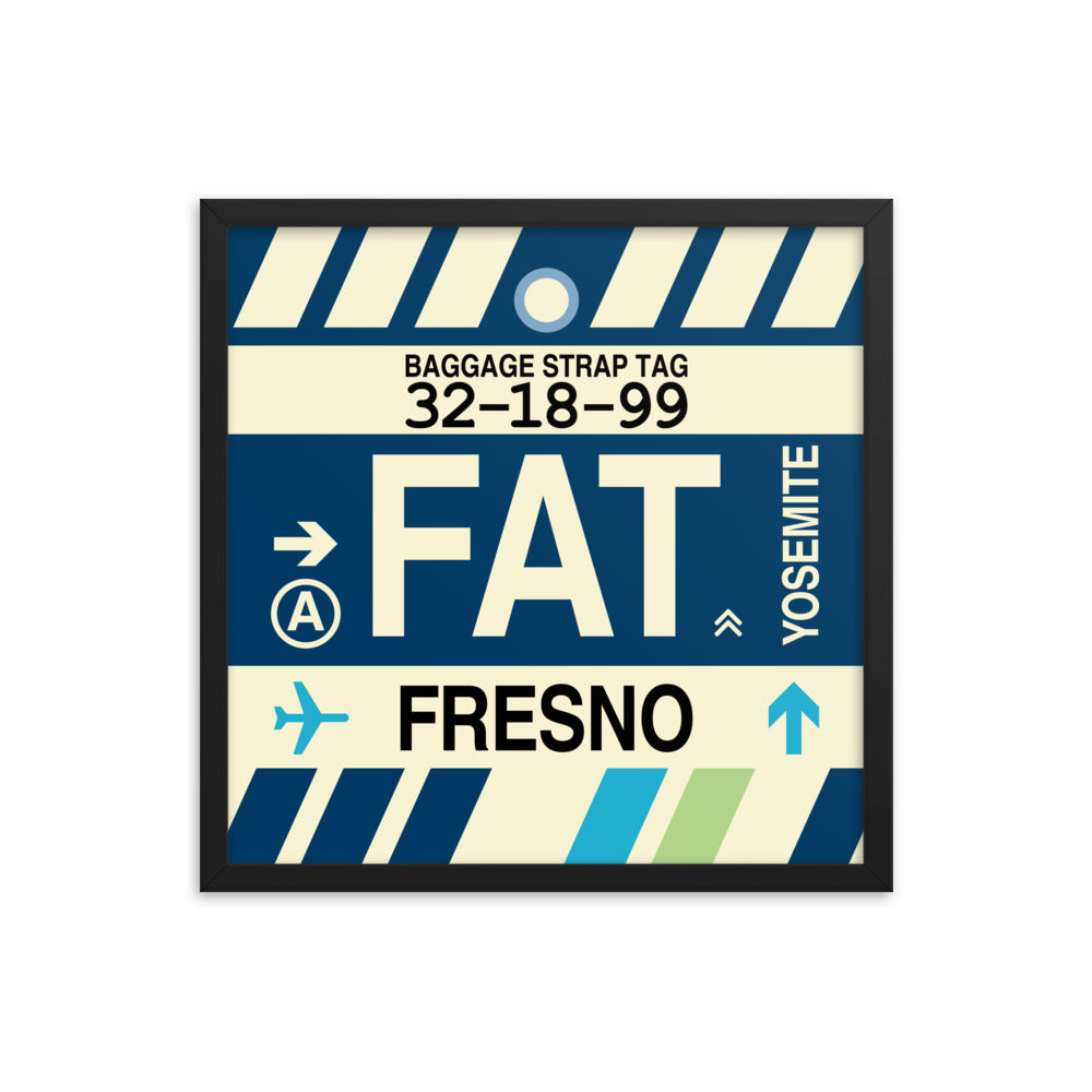 Travel-Themed Framed Print • FAT Fresno • YHM Designs - Image 05