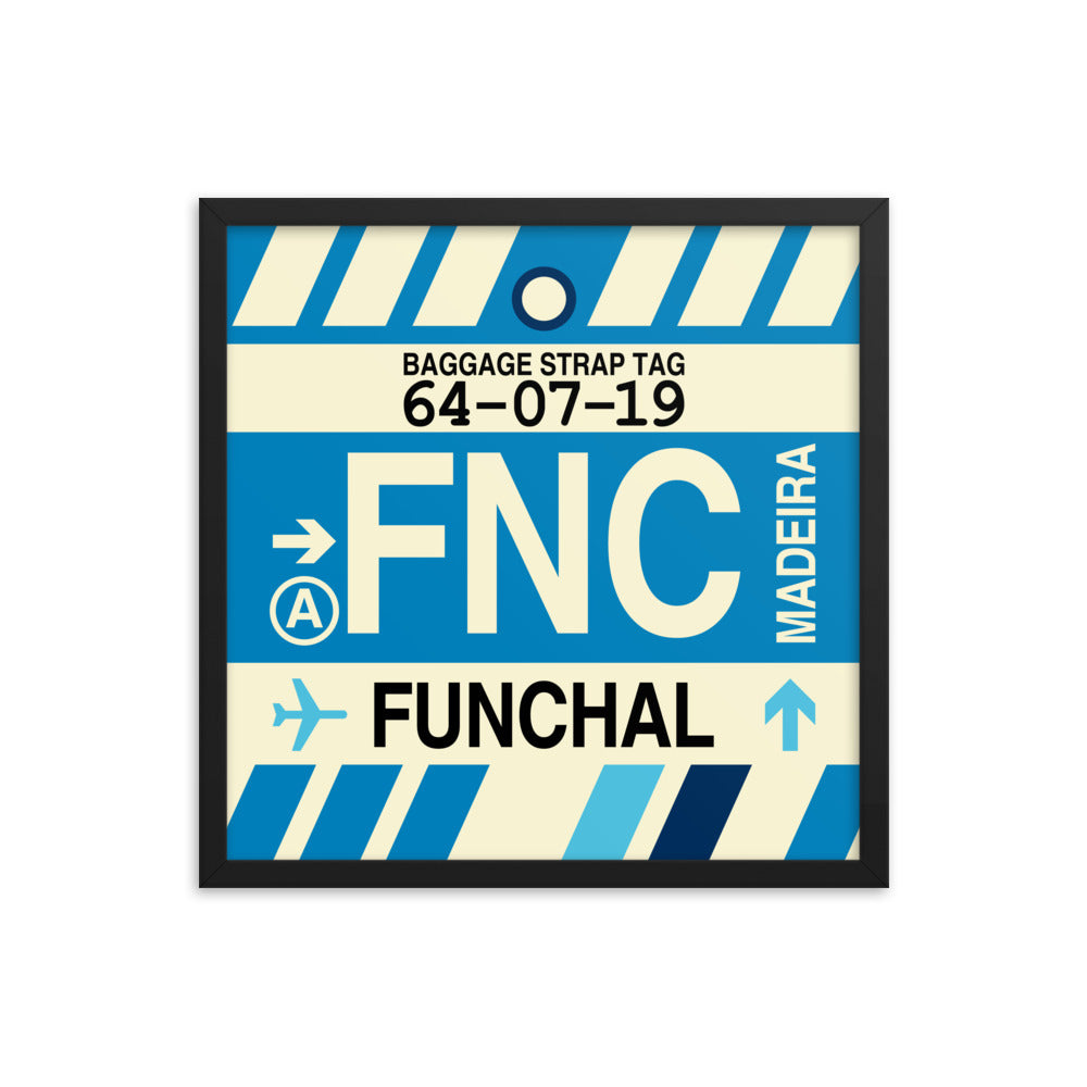 Travel-Themed Framed Print • FNC Funchal Souvenir • YHM Designs - Image 05