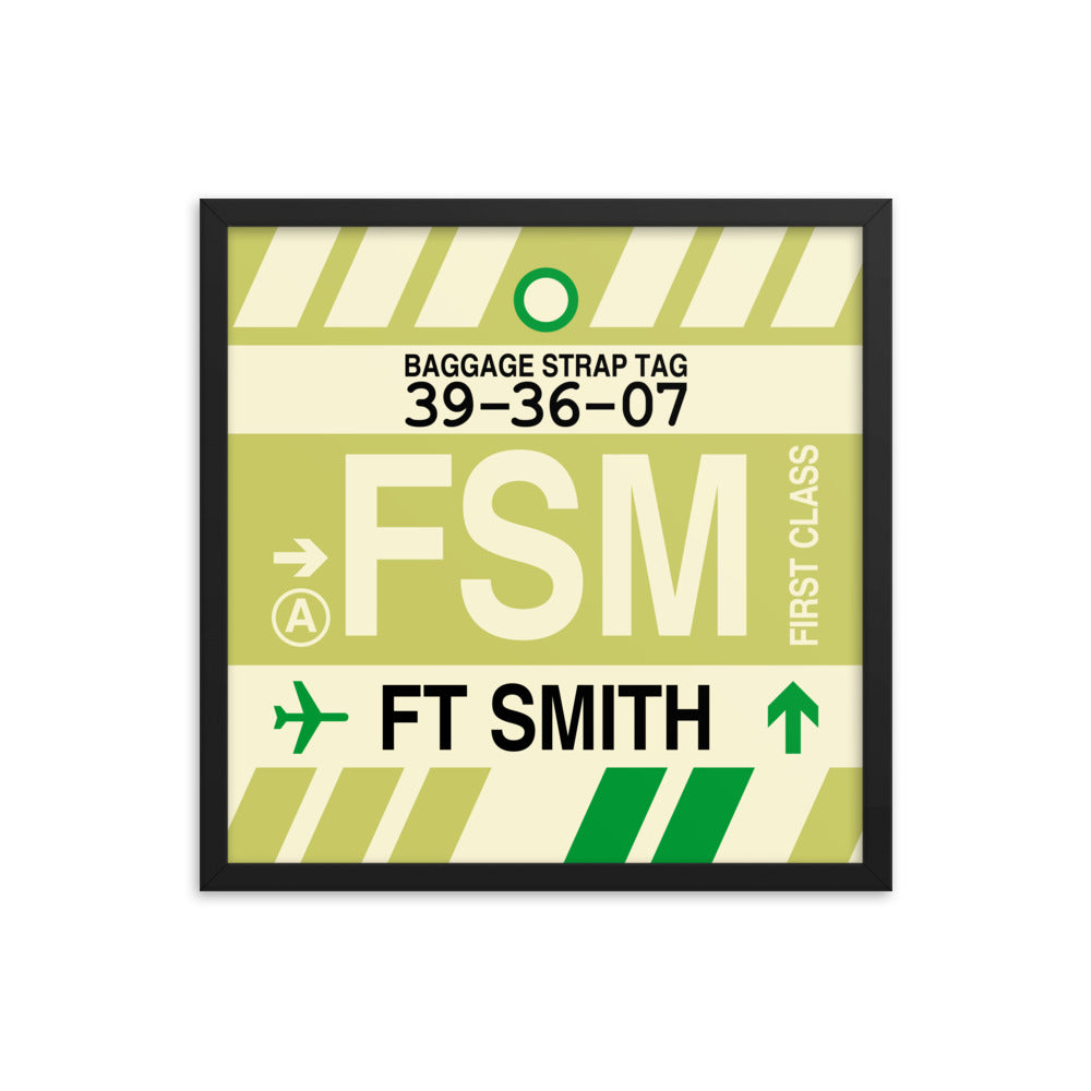 Travel-Themed Framed Print • FSM Fort Smith • YHM Designs - Image 05