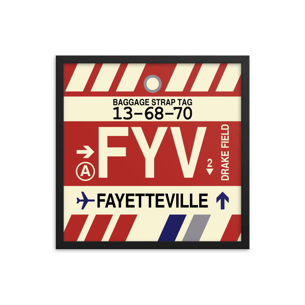 Travel-Themed Framed Print • FYV Fayetteville • YHM Designs - Image 05