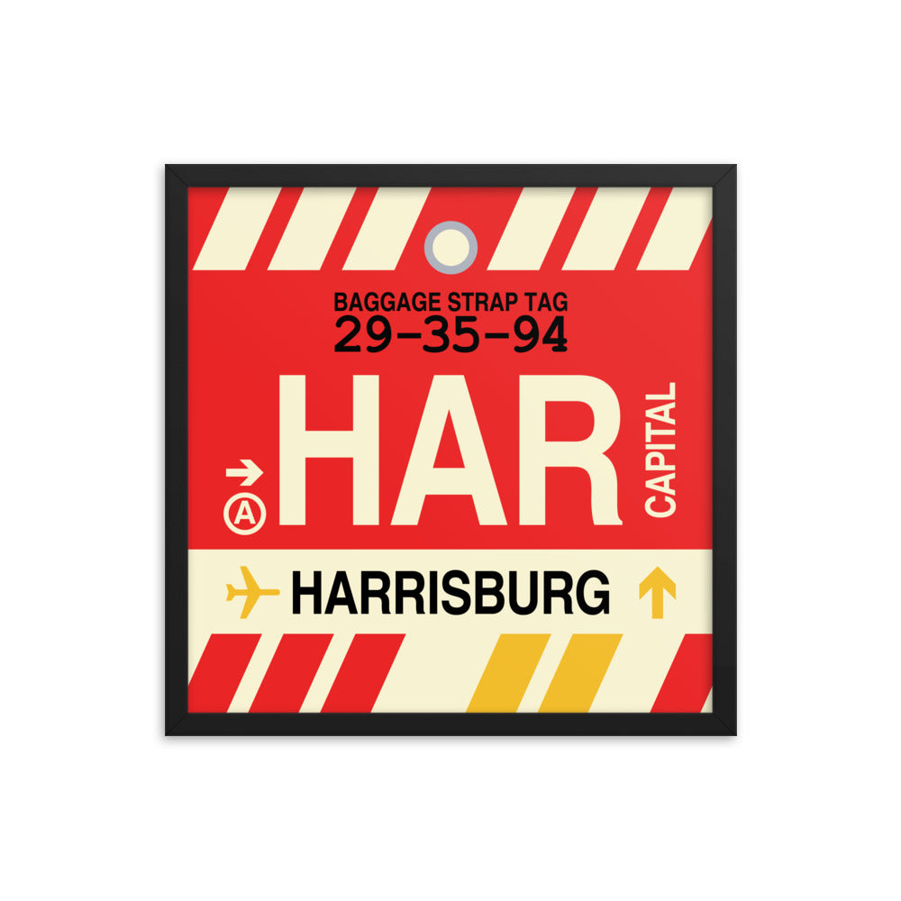 Travel-Themed Framed Print • HAR Harrisburg • YHM Designs - Image 05