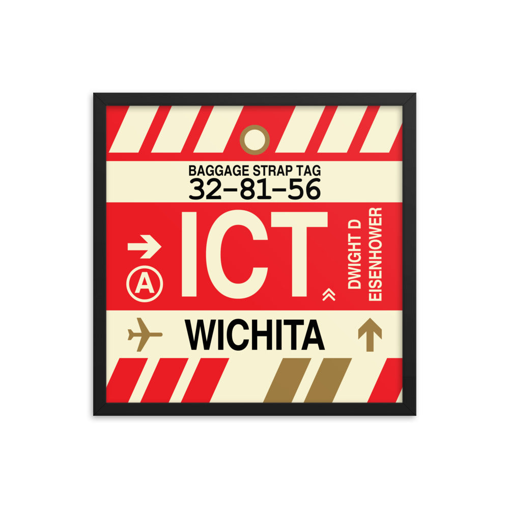 Travel-Themed Framed Print • ICT Wichita • YHM Designs - Image 05