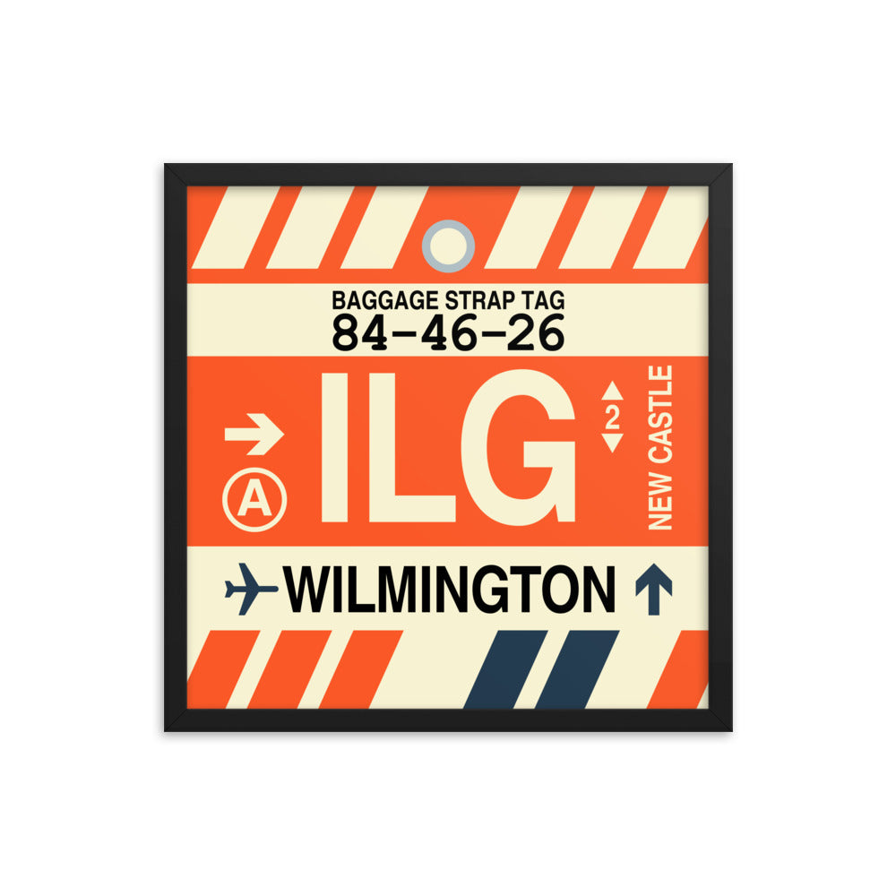 Travel-Themed Framed Print • ILG Wilmington Souvenir • YHM Designs - Image 05