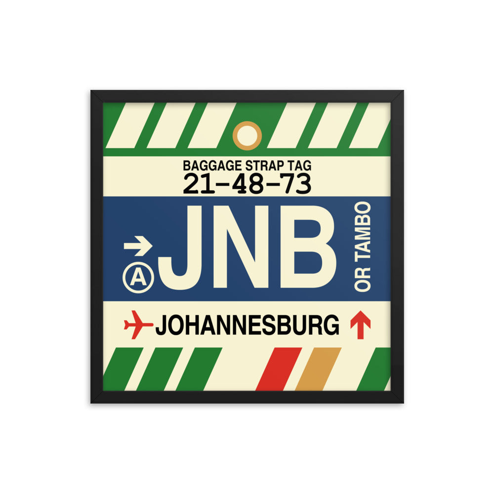 Travel-Themed Framed Print • JNB Johannesburg • YHM Designs - Image 05