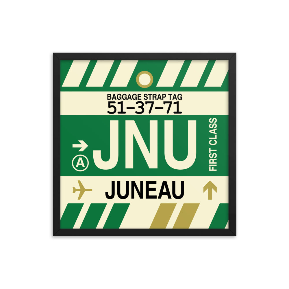 Travel-Themed Framed Print • JNU Juneau • YHM Designs - Image 05