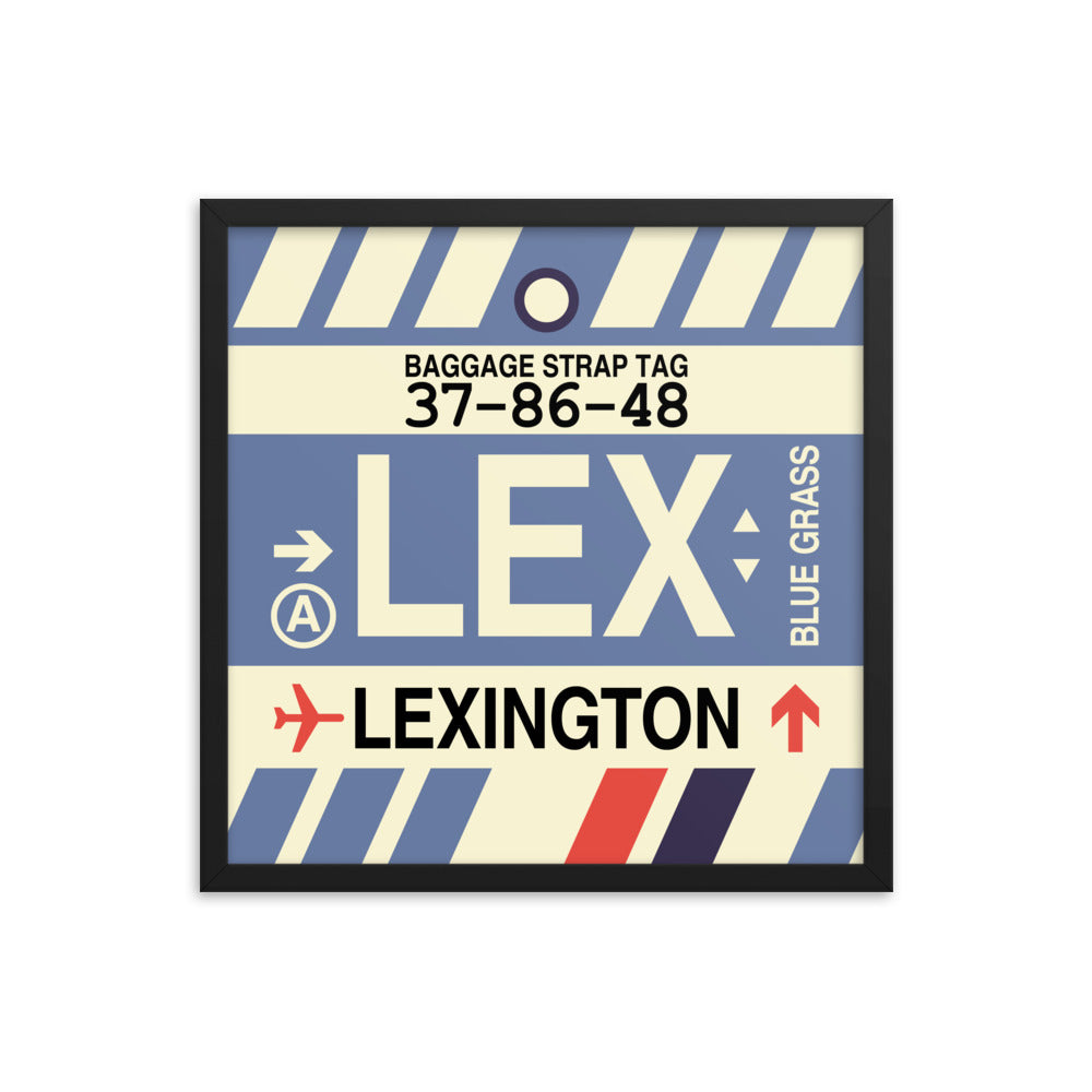 Travel-Themed Framed Print • LEX Lexington • YHM Designs - Image 05