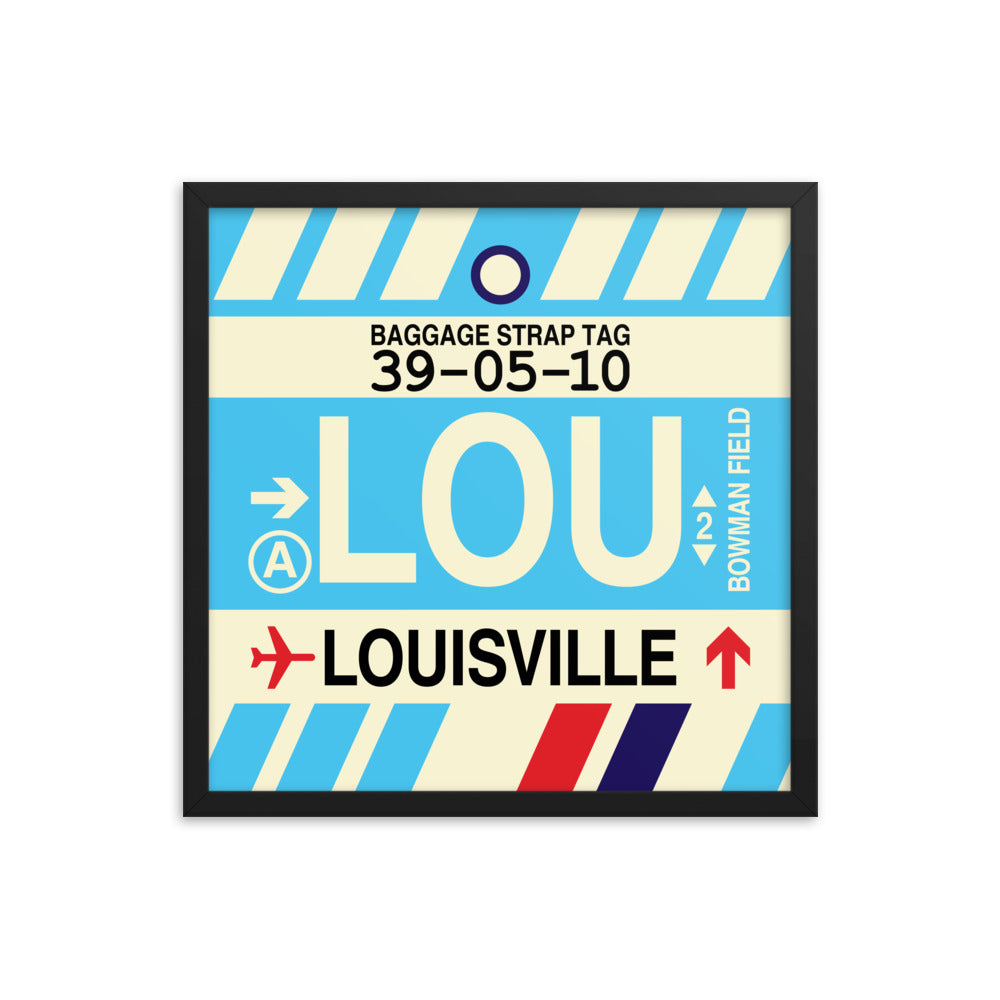 Travel-Themed Framed Print • LOU Louisville • YHM Designs - Image 05