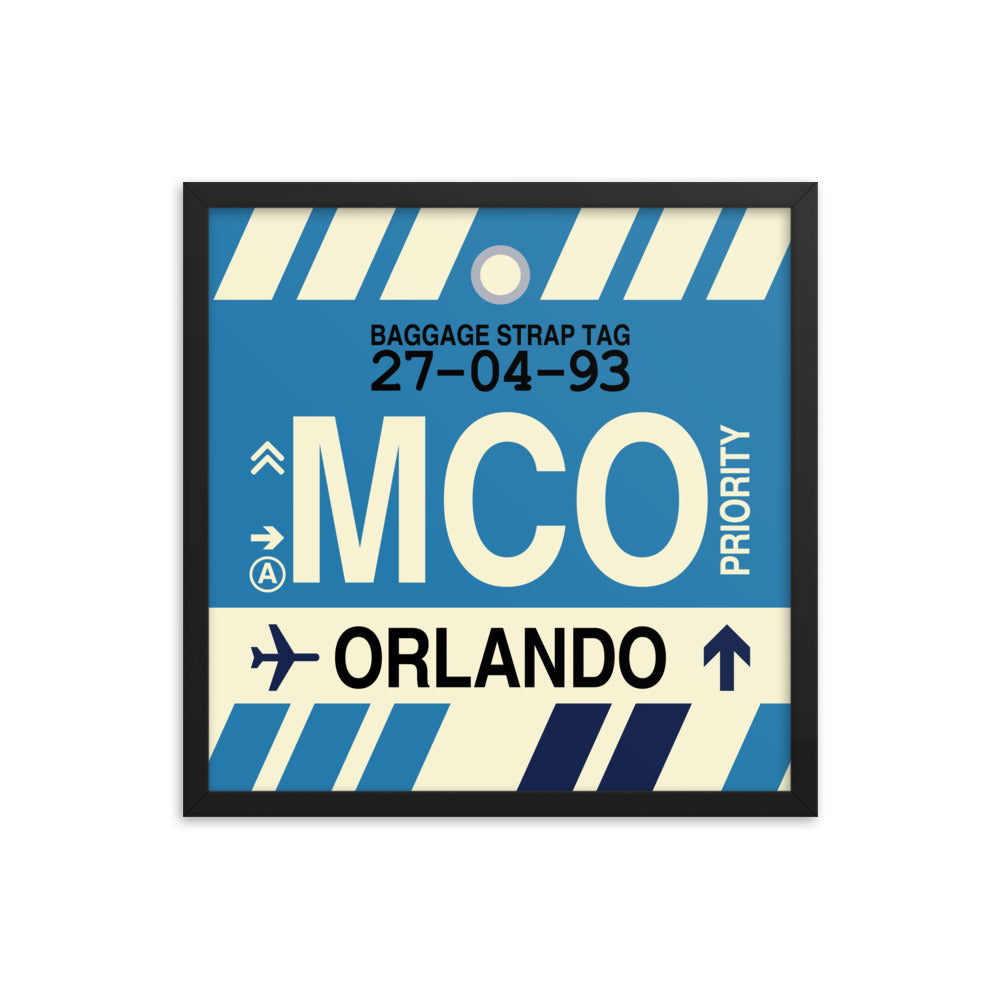 Travel-Themed Framed Print • MCO Orlando • YHM Designs - Image 05