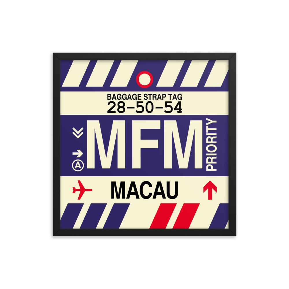 Travel-Themed Framed Print • MFM Macau Souvenir • YHM Designs - Image 05