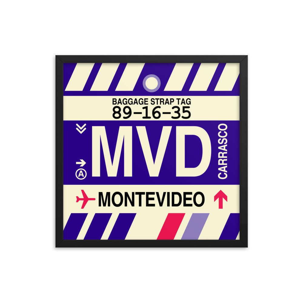 Travel-Themed Framed Print • MVD Montevideo • YHM Designs - Image 05