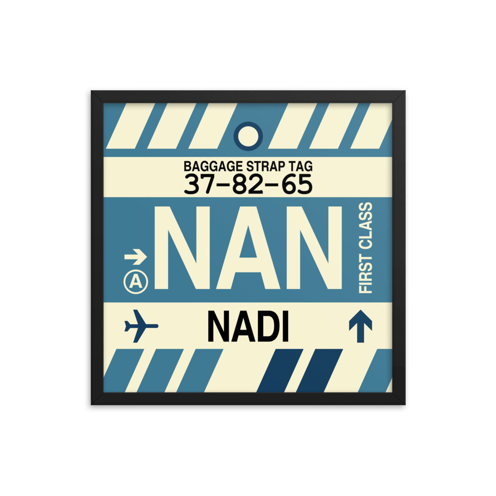 Travel-Themed Framed Print • NAN Nadi Souvenir • YHM Designs - Image 05