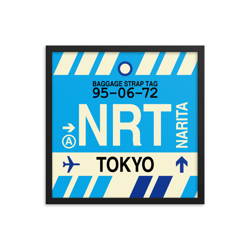 Travel-Themed Framed Print • NRT Tokyo • YHM Designs - Image 05