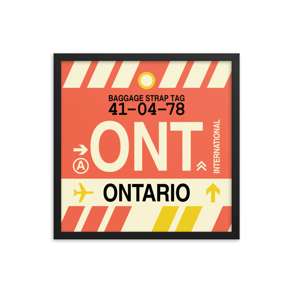 Travel-Themed Framed Print • ONT Ontario Souvenir • YHM Designs - Image 05