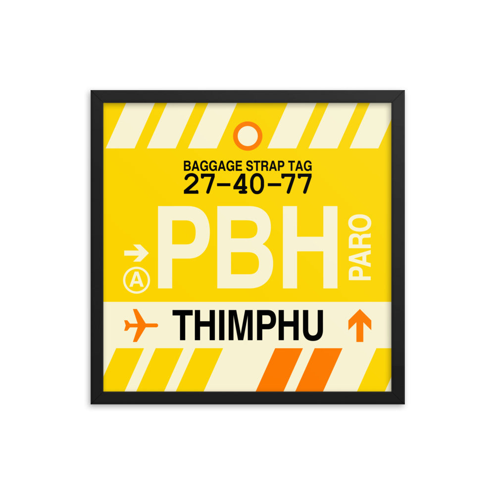 Travel-Themed Framed Print • PBH Thimphu Souvenir • YHM Designs - Image 05