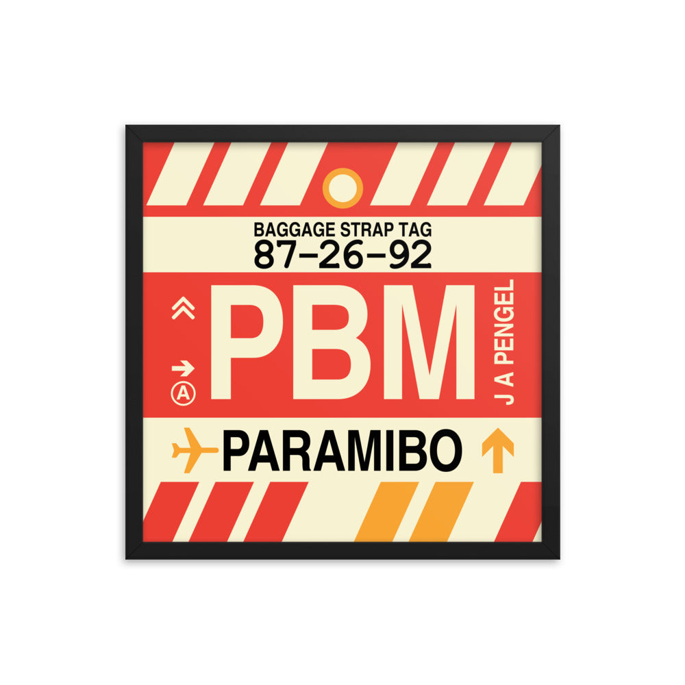 Travel-Themed Framed Print • PBM Paramibo Souvenir • YHM Designs - Image 05