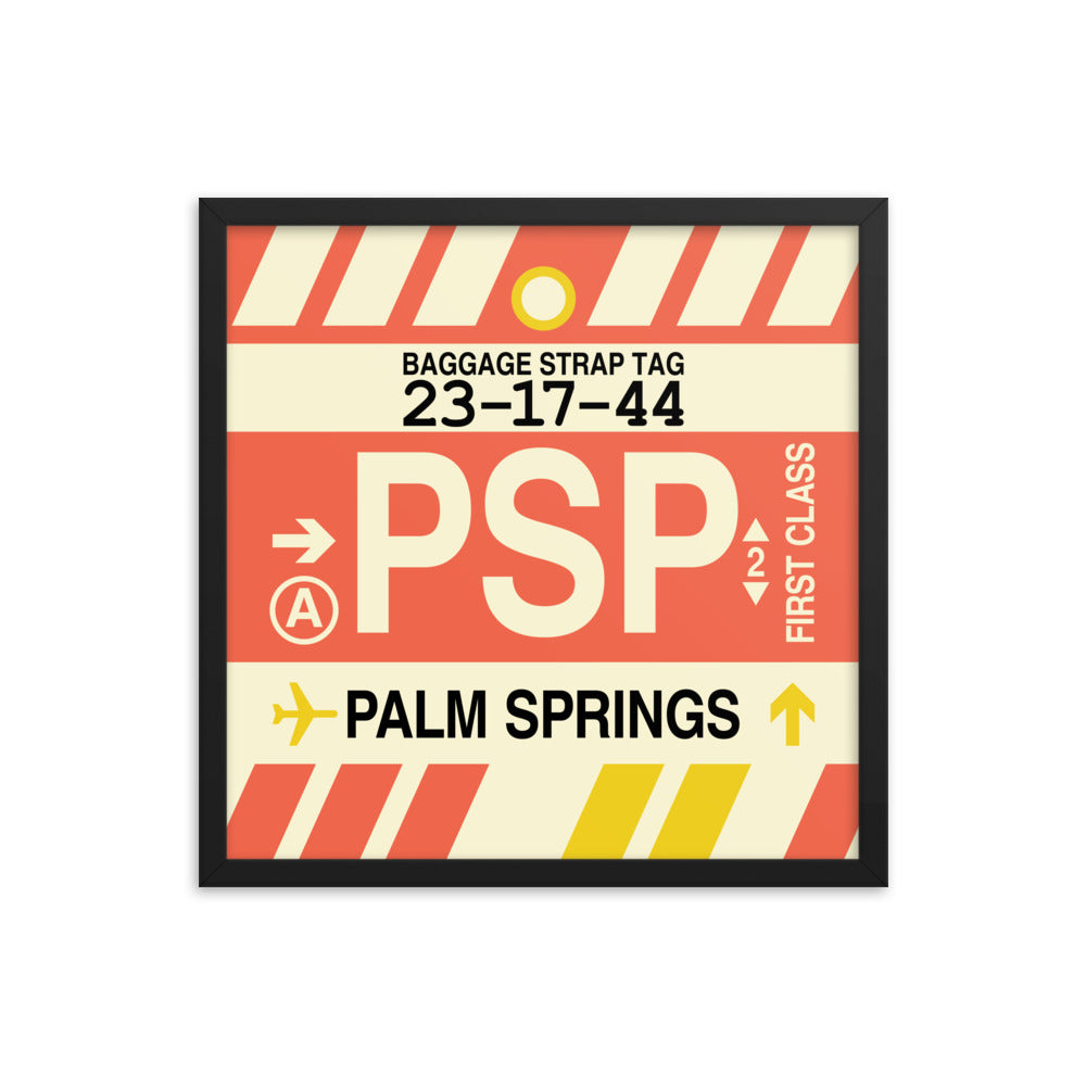 Travel-Themed Framed Print • PSP Palm Springs • YHM Designs - Image 05