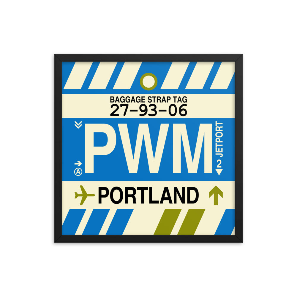 Travel-Themed Framed Print • PWM Portland • YHM Designs - Image 05