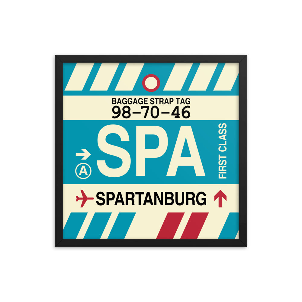 Travel-Themed Framed Print • SPA Spartanburg • YHM Designs - Image 05