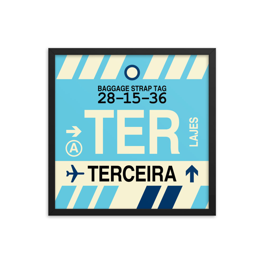 Travel-Themed Framed Print • TER Terceira • YHM Designs - Image 05