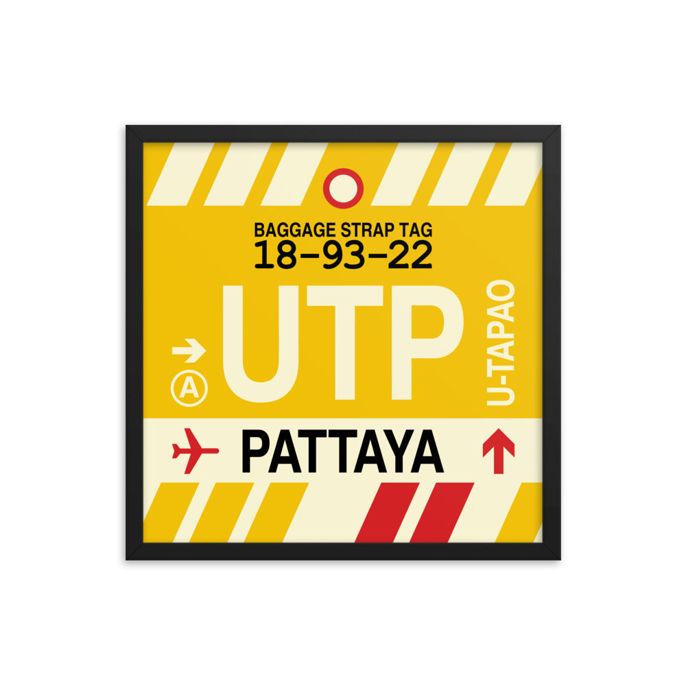 Travel-Themed Framed Print • UTP Pattaya • YHM Designs - Image 05