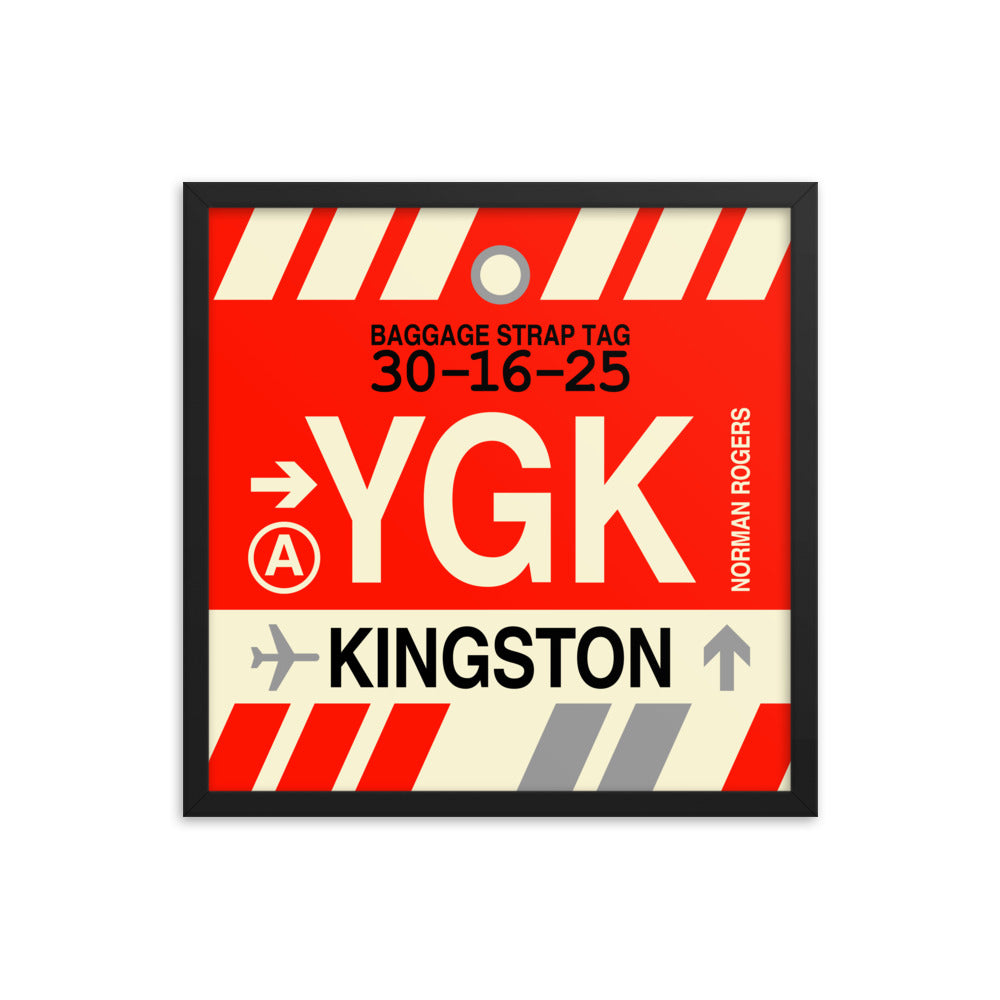 Travel-Themed Framed Print • YGK Kingston Souvenir • YHM Designs - Image 05