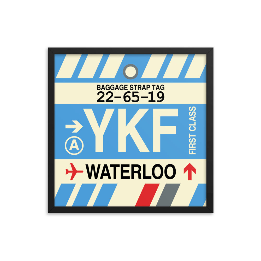 Travel-Themed Framed Print • YKF Waterloo Souvenir • YHM Designs - Image 05