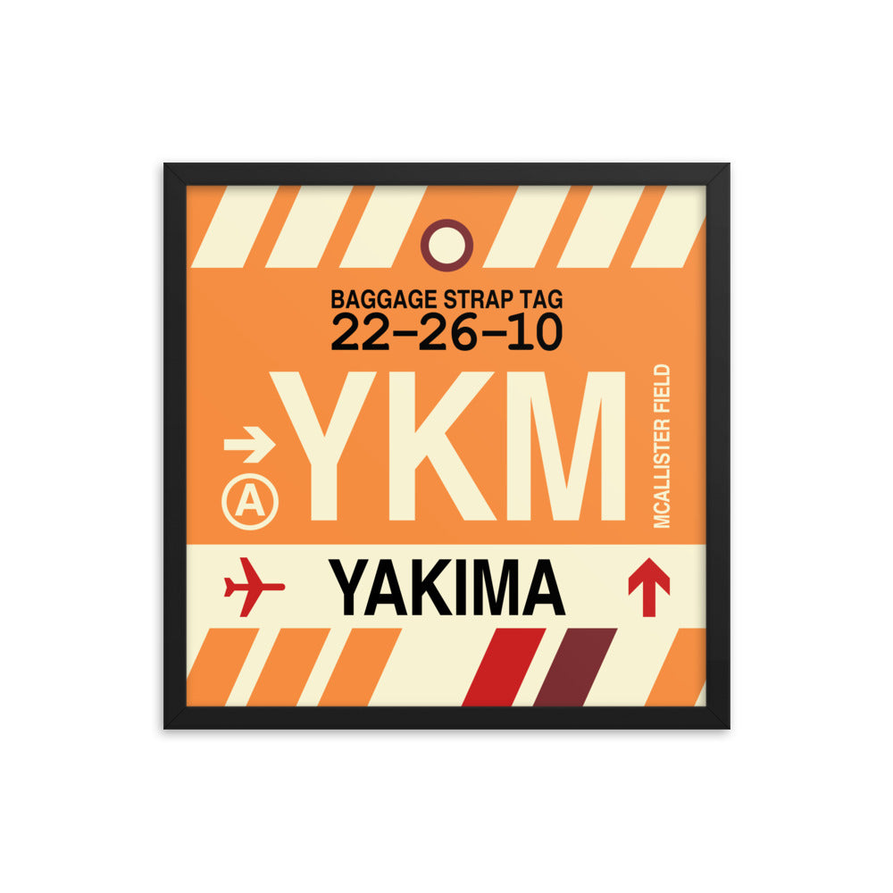 Travel-Themed Framed Print • YKM Yakima • YHM Designs - Image 05