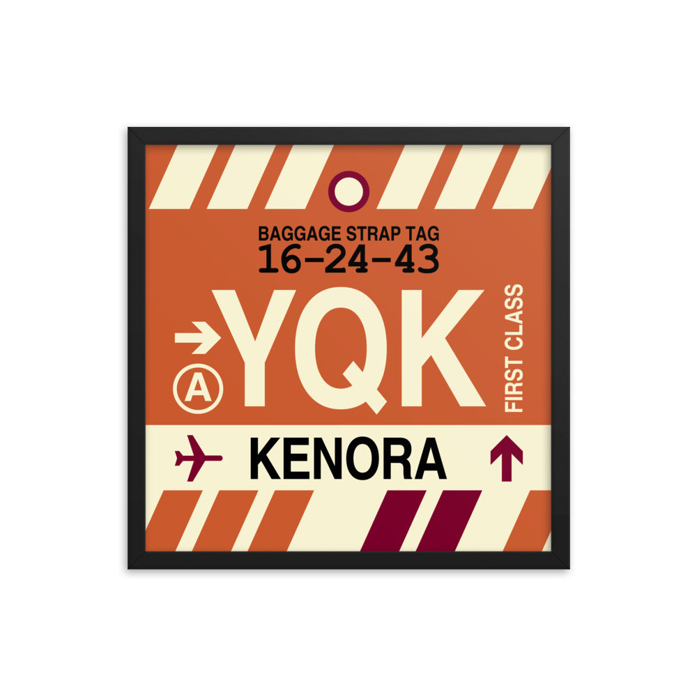 Travel-Themed Framed Print • YQK Kenora • YHM Designs - Image 05