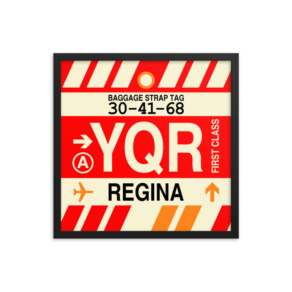 Travel-Themed Framed Print • YQR Regina • YHM Designs - Image 05