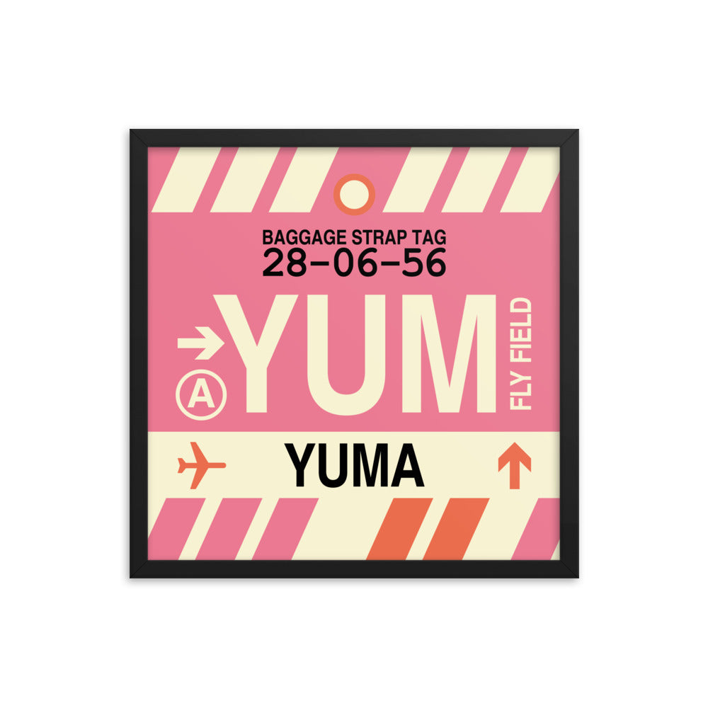 Travel-Themed Framed Print • YUM Yuma • YHM Designs - Image 05