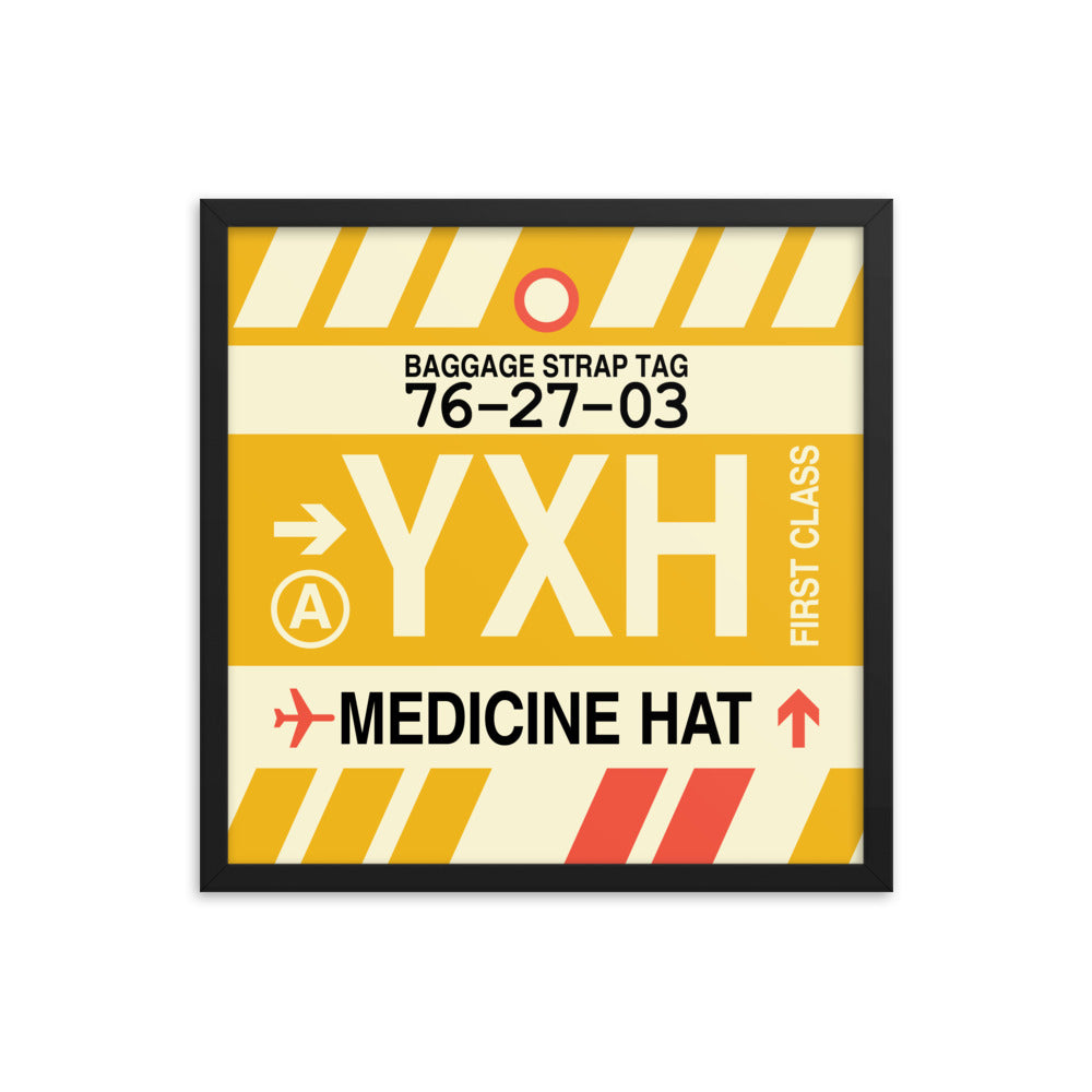 Travel-Themed Framed Print • YXH Medicine Hat • YHM Designs - Image 05