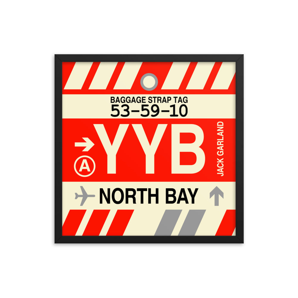 Travel-Themed Framed Print • YYB North Bay • YHM Designs - Image 05