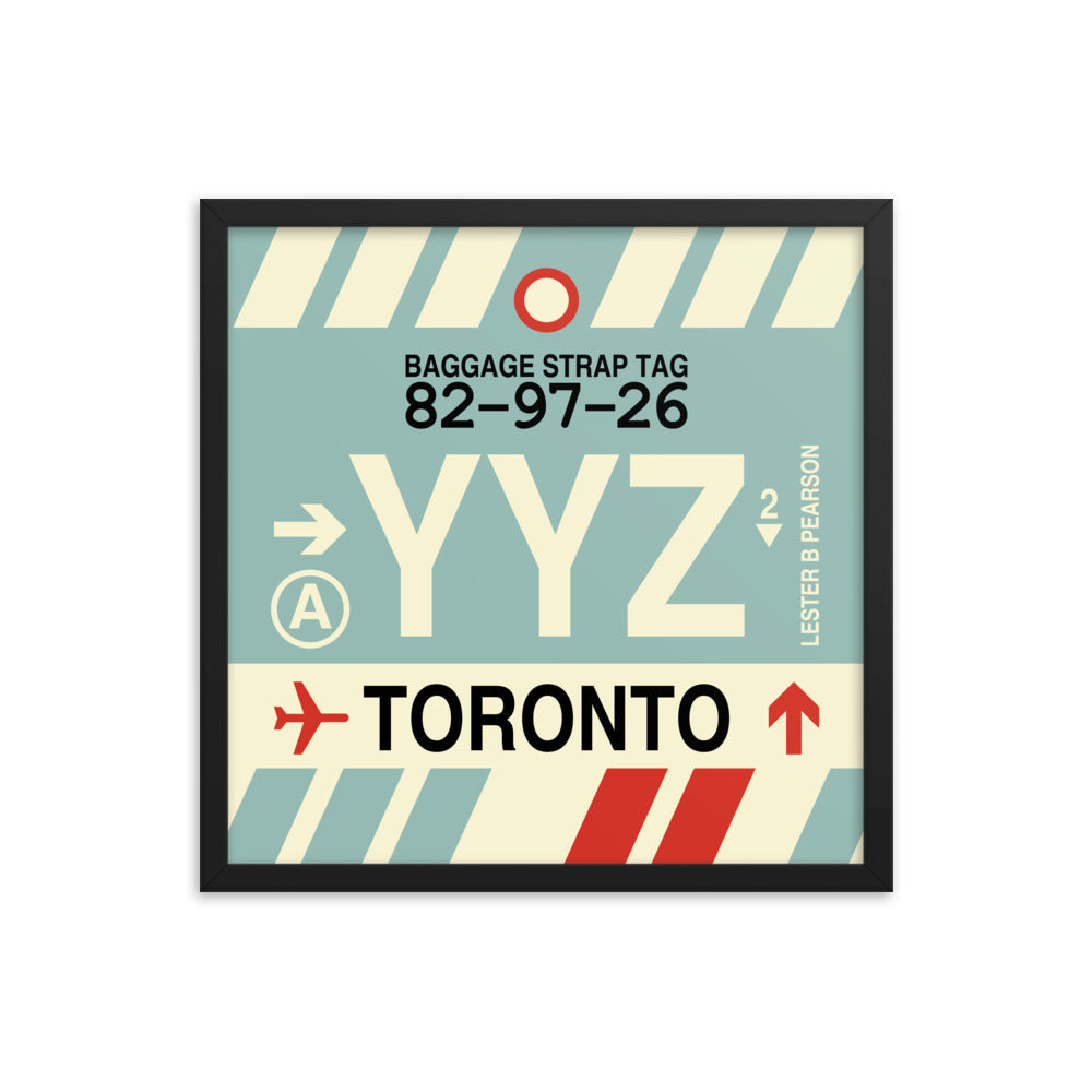 Travel-Themed Framed Print • YYZ Toronto • YHM Designs - Image 05