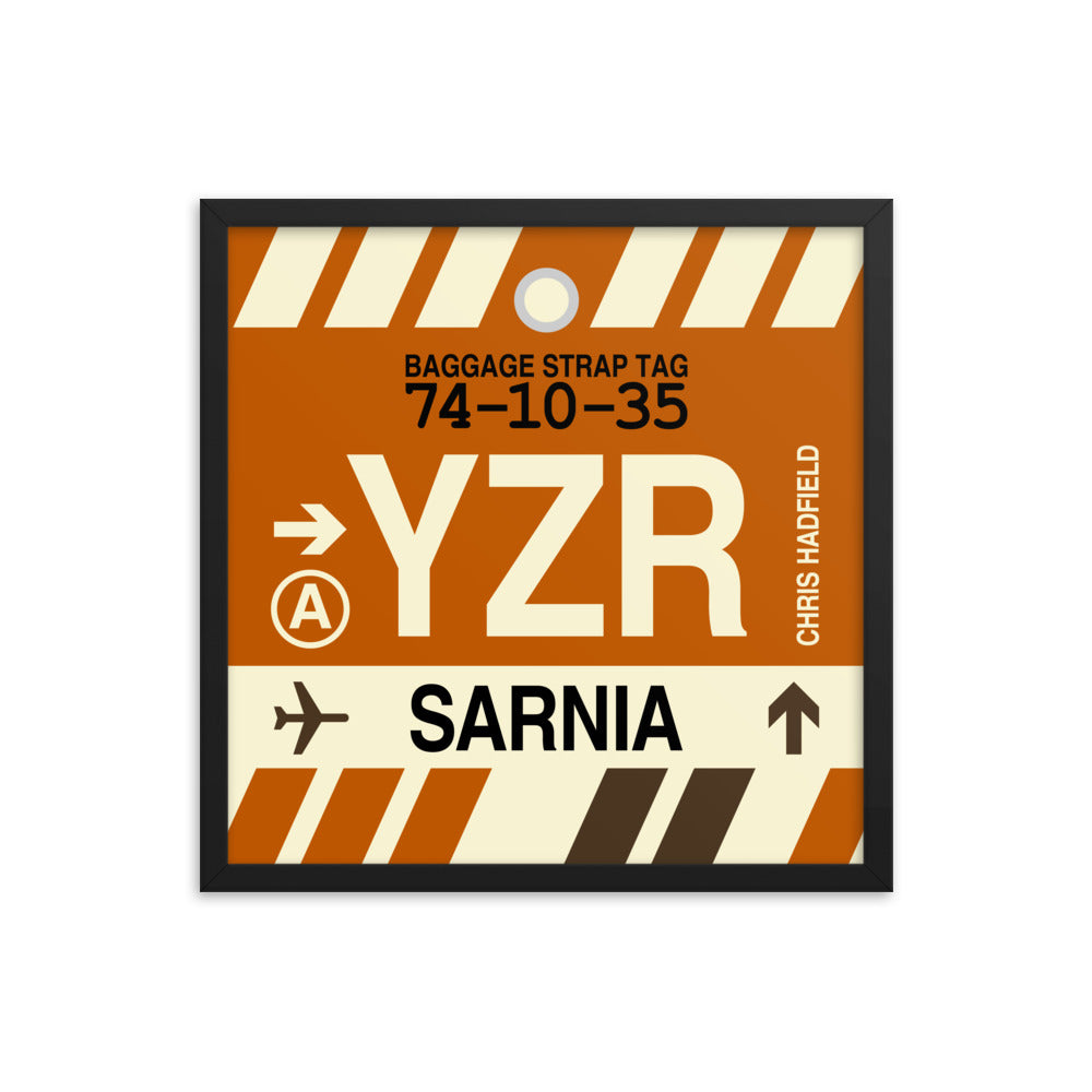 Travel-Themed Framed Print • YZR Sarnia • YHM Designs - Image 05