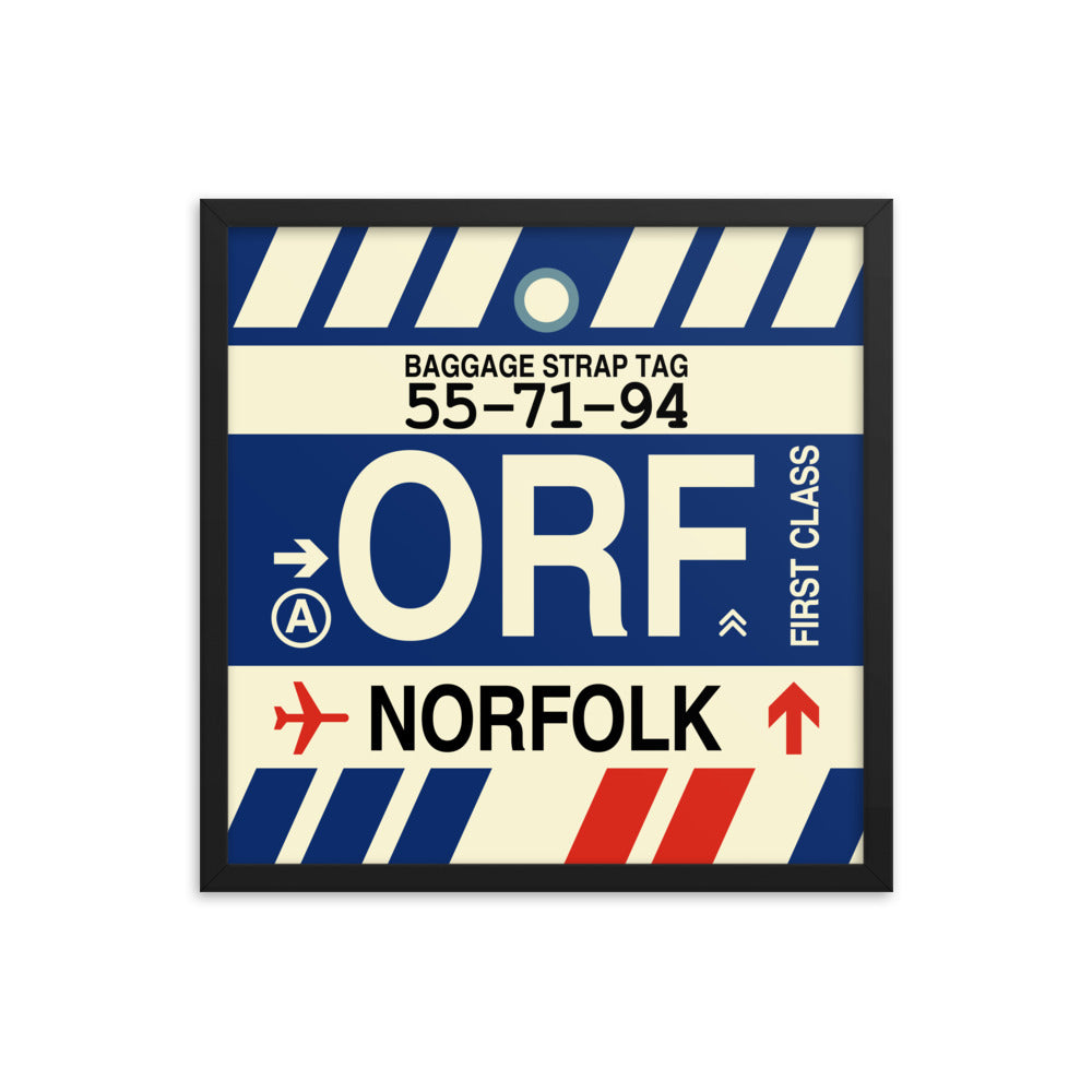 Travel-Themed Framed Print • ORF Norfolk • YHM Designs - Image 05