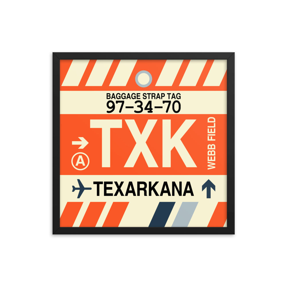 Travel-Themed Framed Print • TXK Texarkana • YHM Designs - Image 05