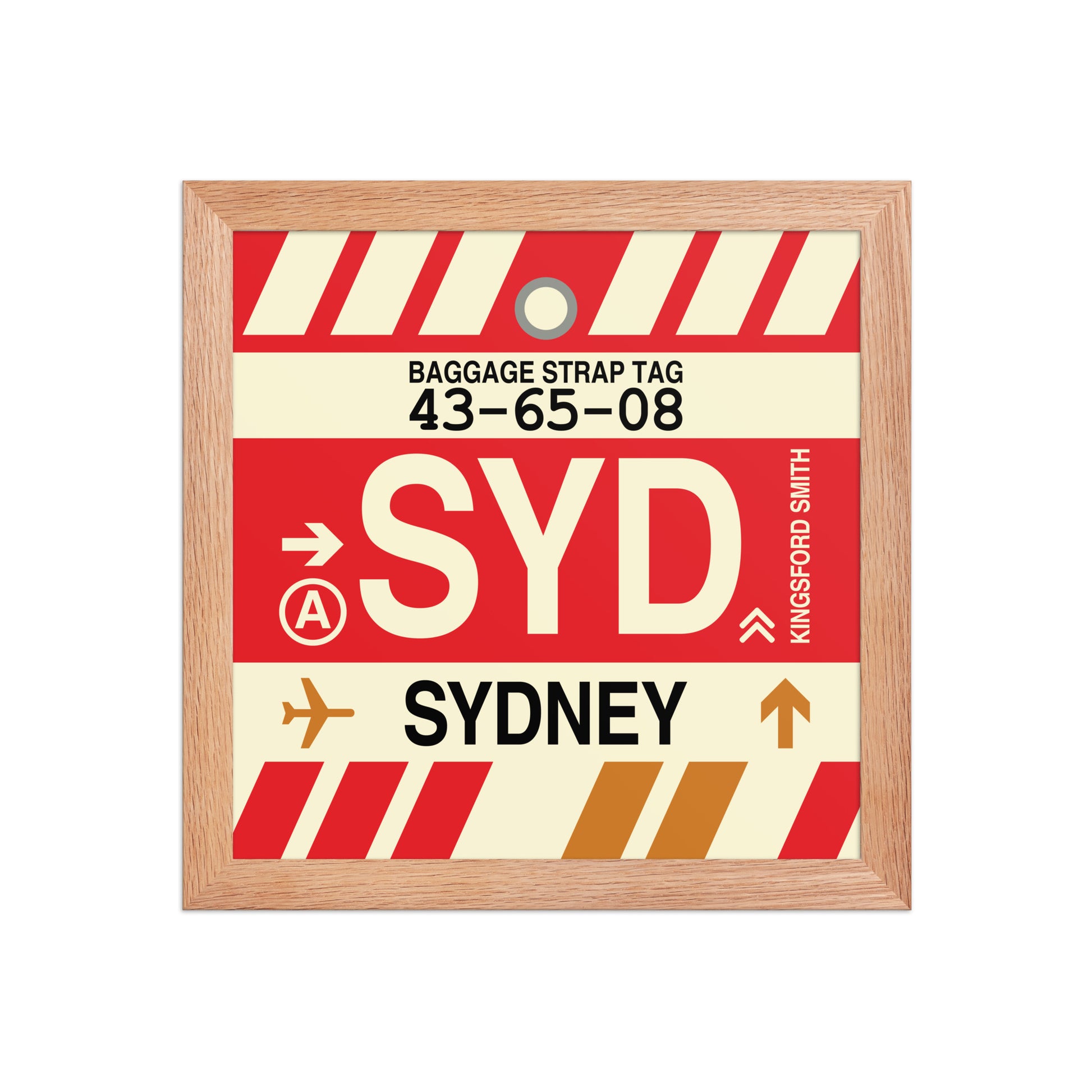 Travel-Themed Framed Print • SYD Sydney • YHM Designs - Image 06