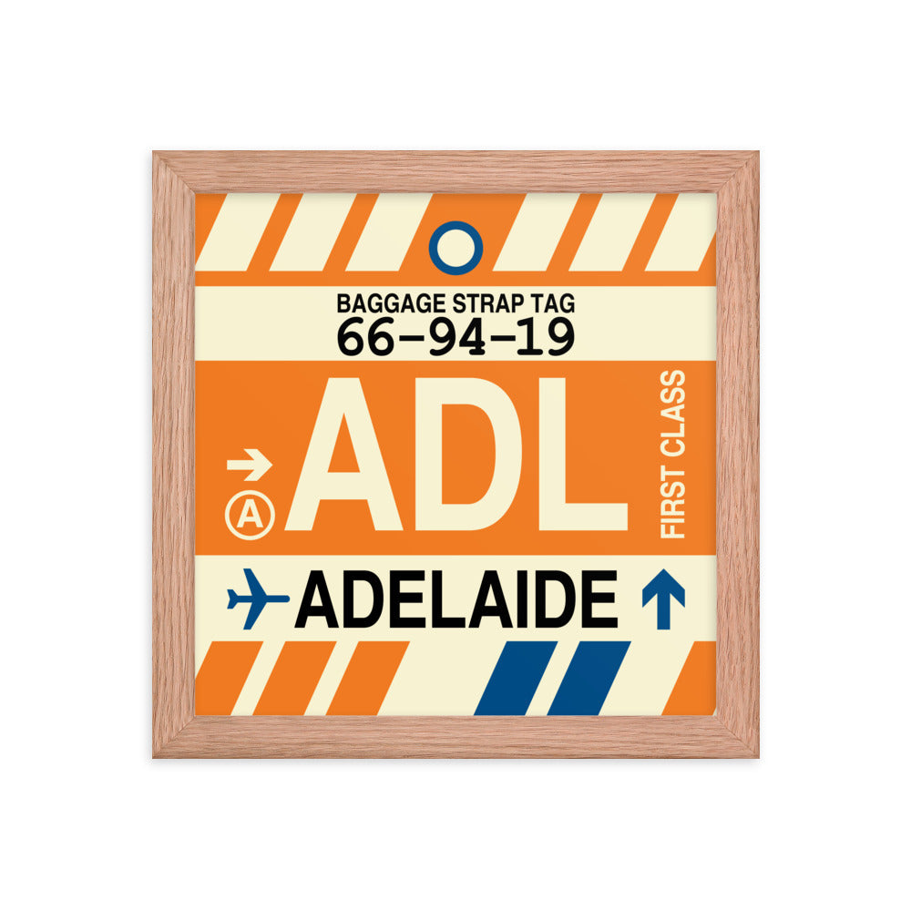 Travel-Themed Framed Print • ADL Adelaide • YHM Designs - Image 06