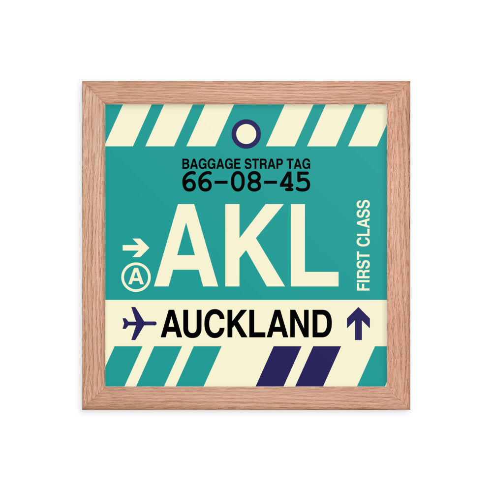 Travel-Themed Framed Print • AKL Auckland Souvenir • YHM Designs - Image 06