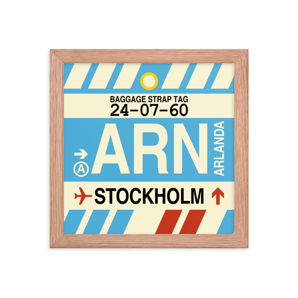 Travel-Themed Framed Print • ARN Stockholm • YHM Designs - Image 06