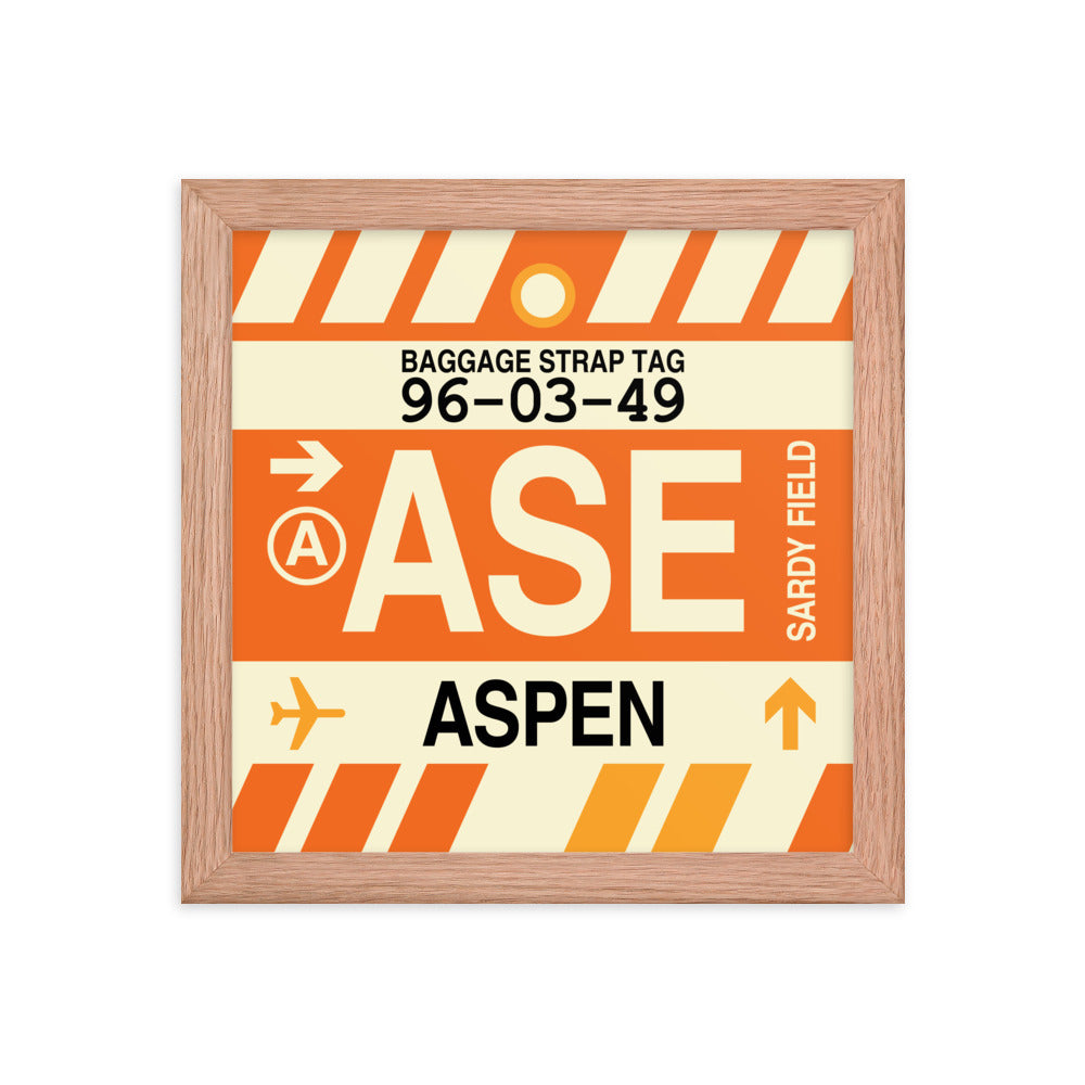 Travel-Themed Framed Print • ASE Aspen • YHM Designs - Image 06